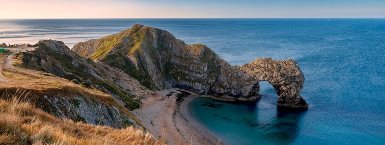 Durdle Door in Dorset, one of the many reasons to live and work in Dorset